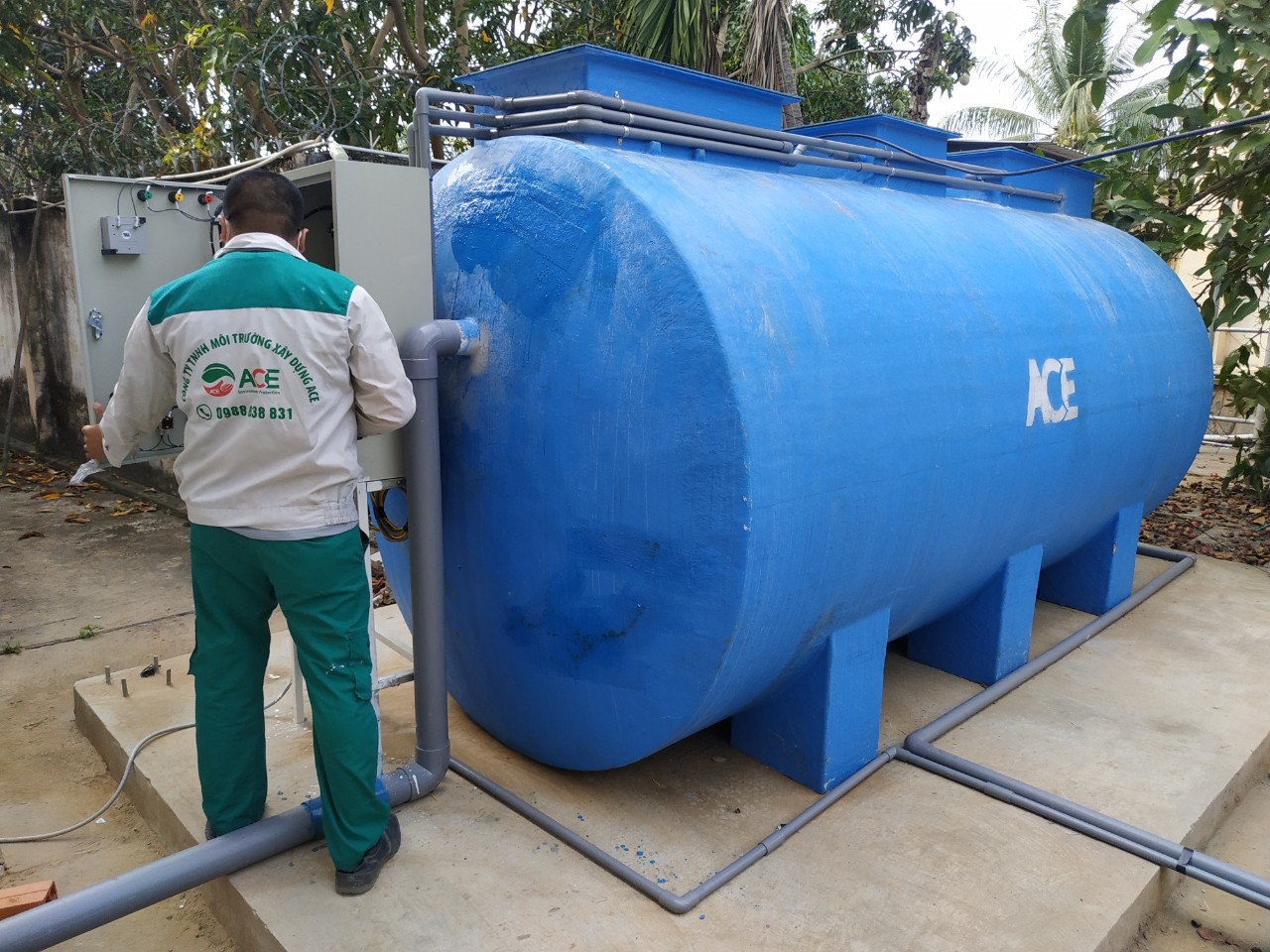  Module Composite Xử Lý Nước Thải Trạm Y Tế 10 m3/ngày.đêm