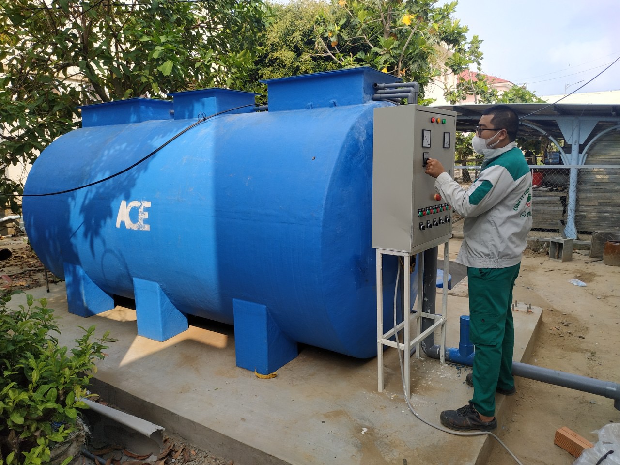  Module Composite Xử Lý Nước Thải Trạm Y Tế 10 m3/ngày.đêm