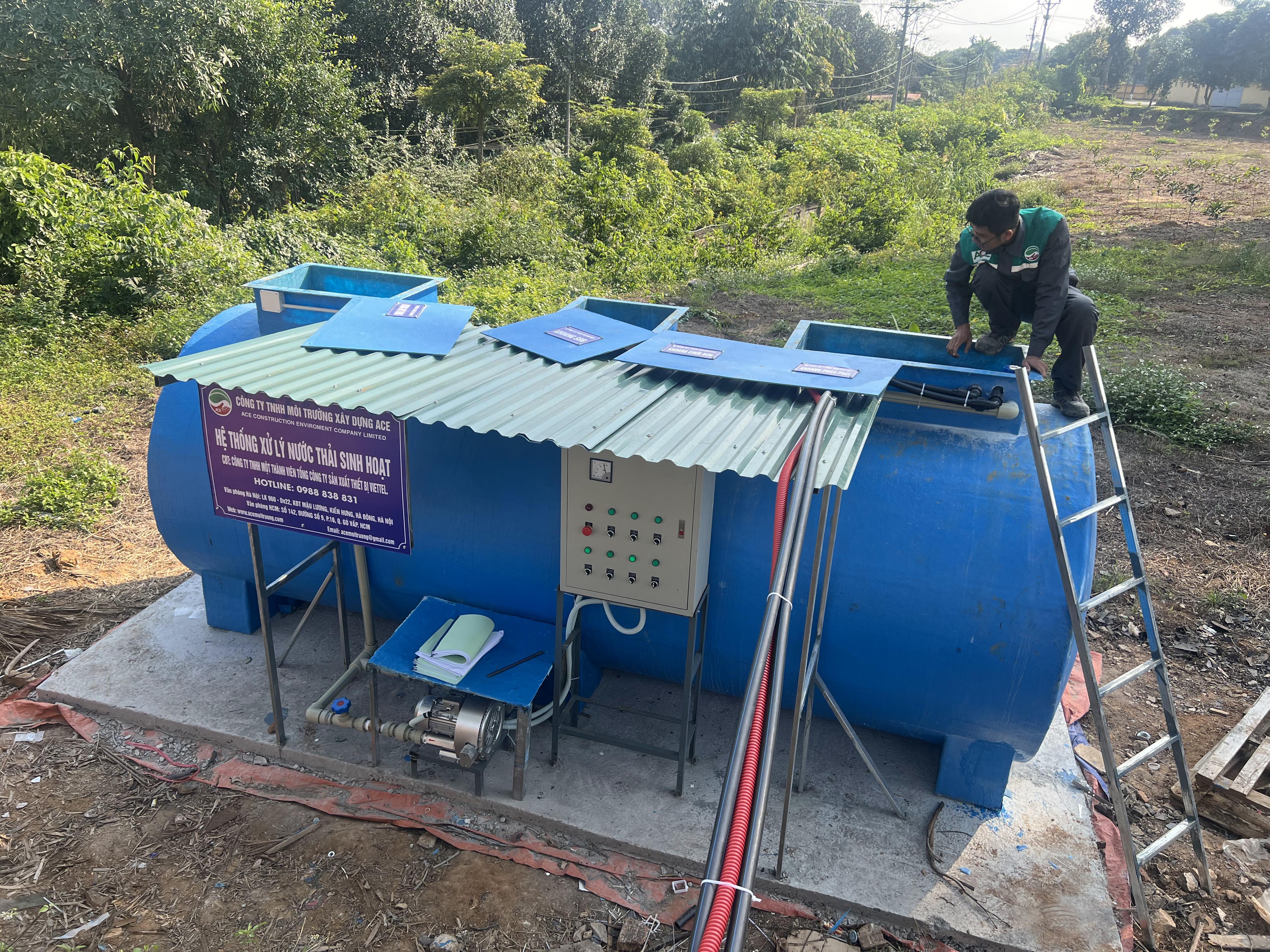  Module Composite Xử Lý Nước Thải Sinh Hoạt Công Suất 20m3/ngày.đêm