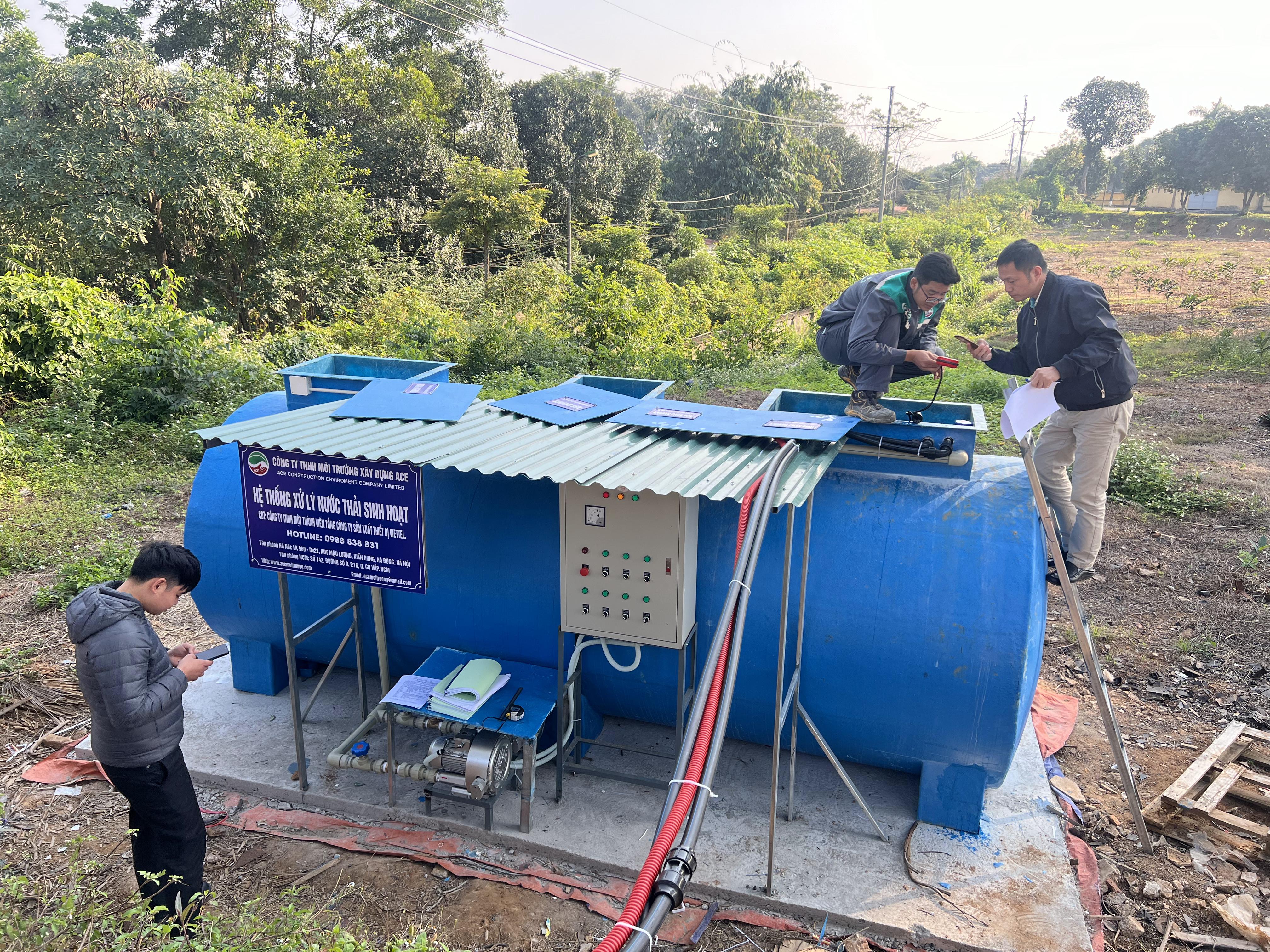 Module Composite Xử Lý Nước Thải Sinh Hoạt Công Suất 20m3/ngày.đêm