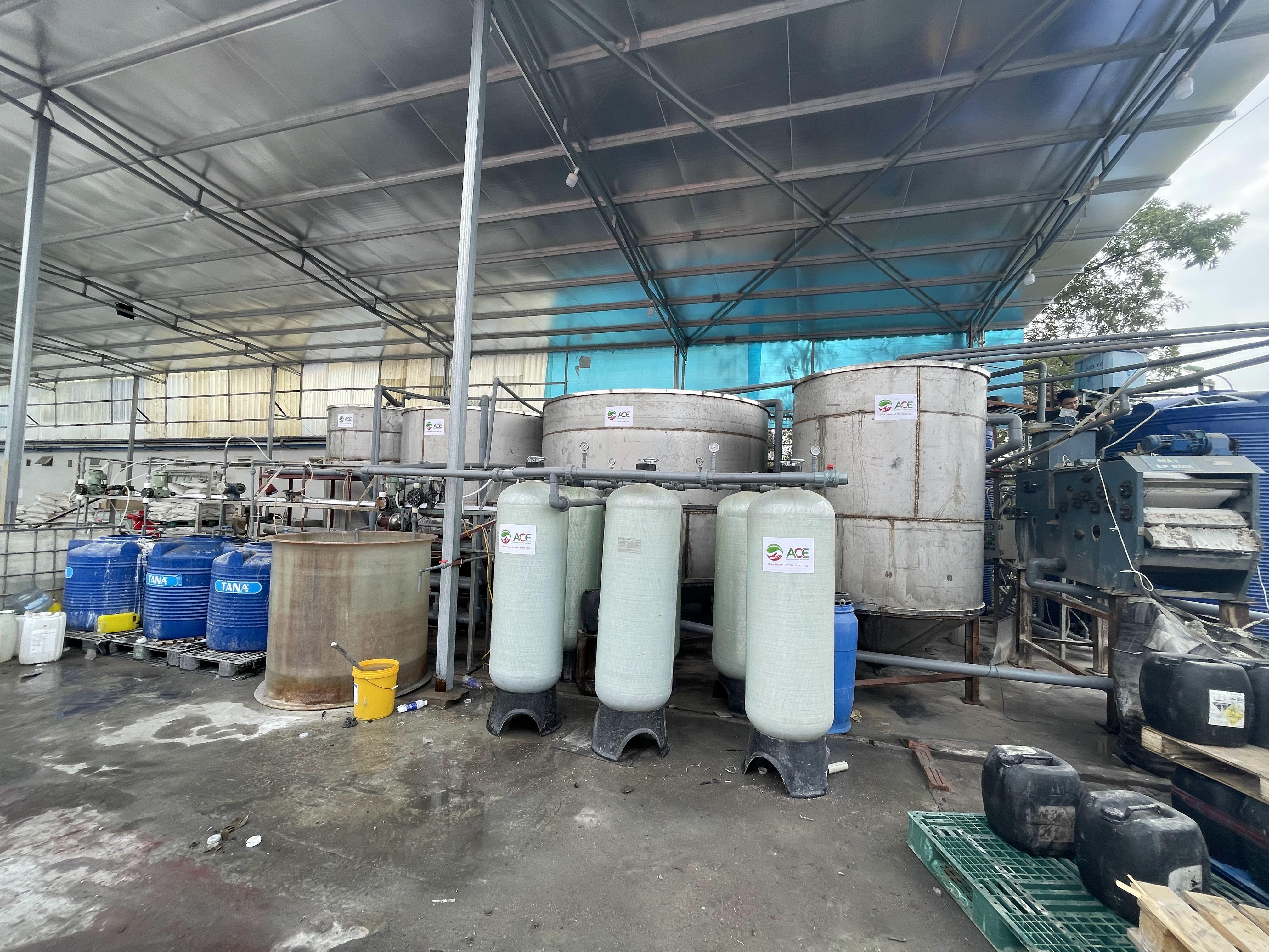  Hệ Thống Xử Lý Nước Thải Xưởng Nhựa Tái Chế Công Suất 120 m3/Ngày.Đêm