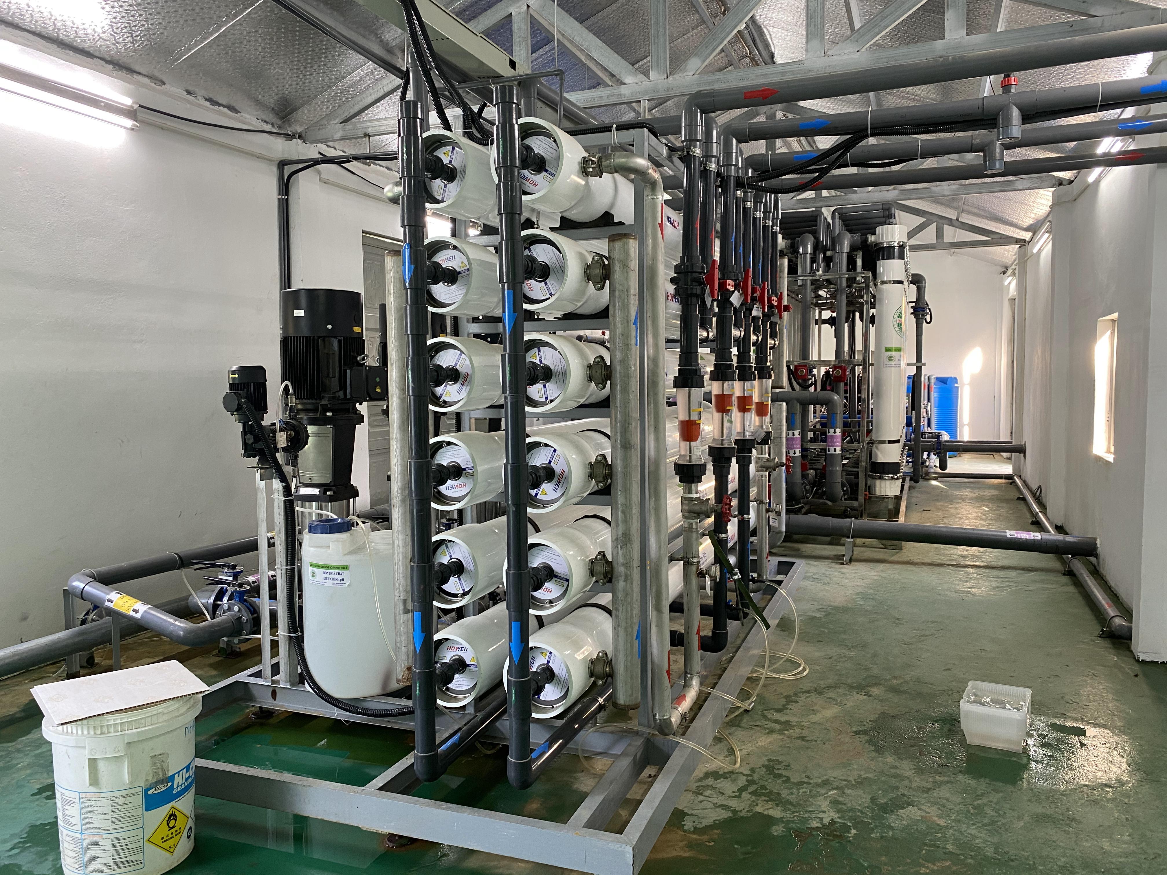 HỆ THỐNG XỬ LÝ NƯỚC THẢI THÀNH NƯỚC SINH HOẠT CÔNG SUẤT 200M3/NGÀY ĐÊM