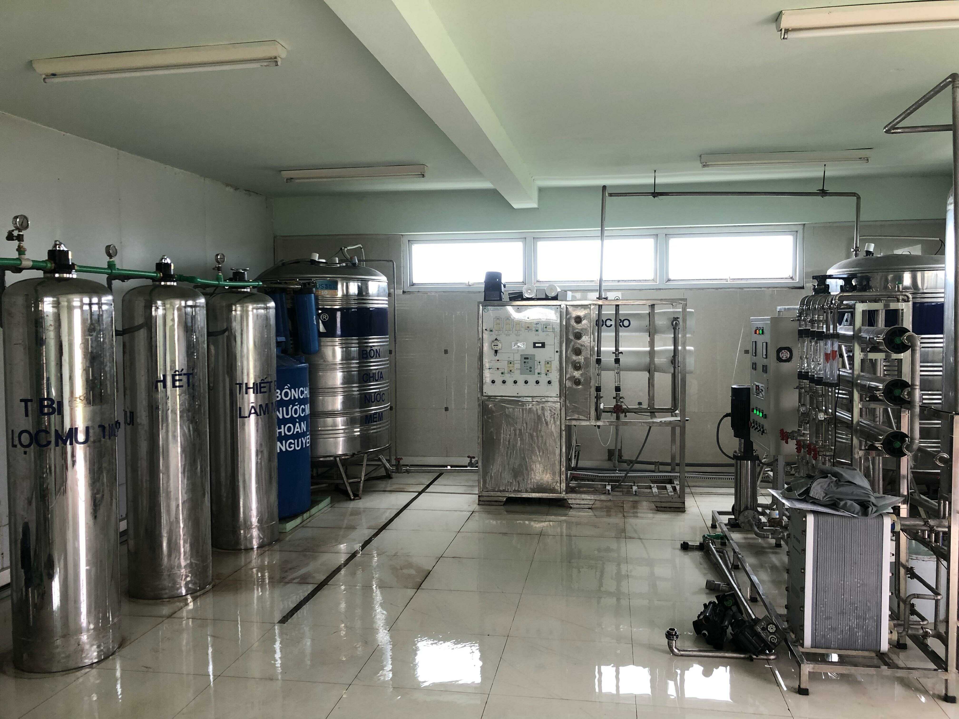  Hệ thống xử lý nước DI sản xuất thiết bị Y tế 500m3/h