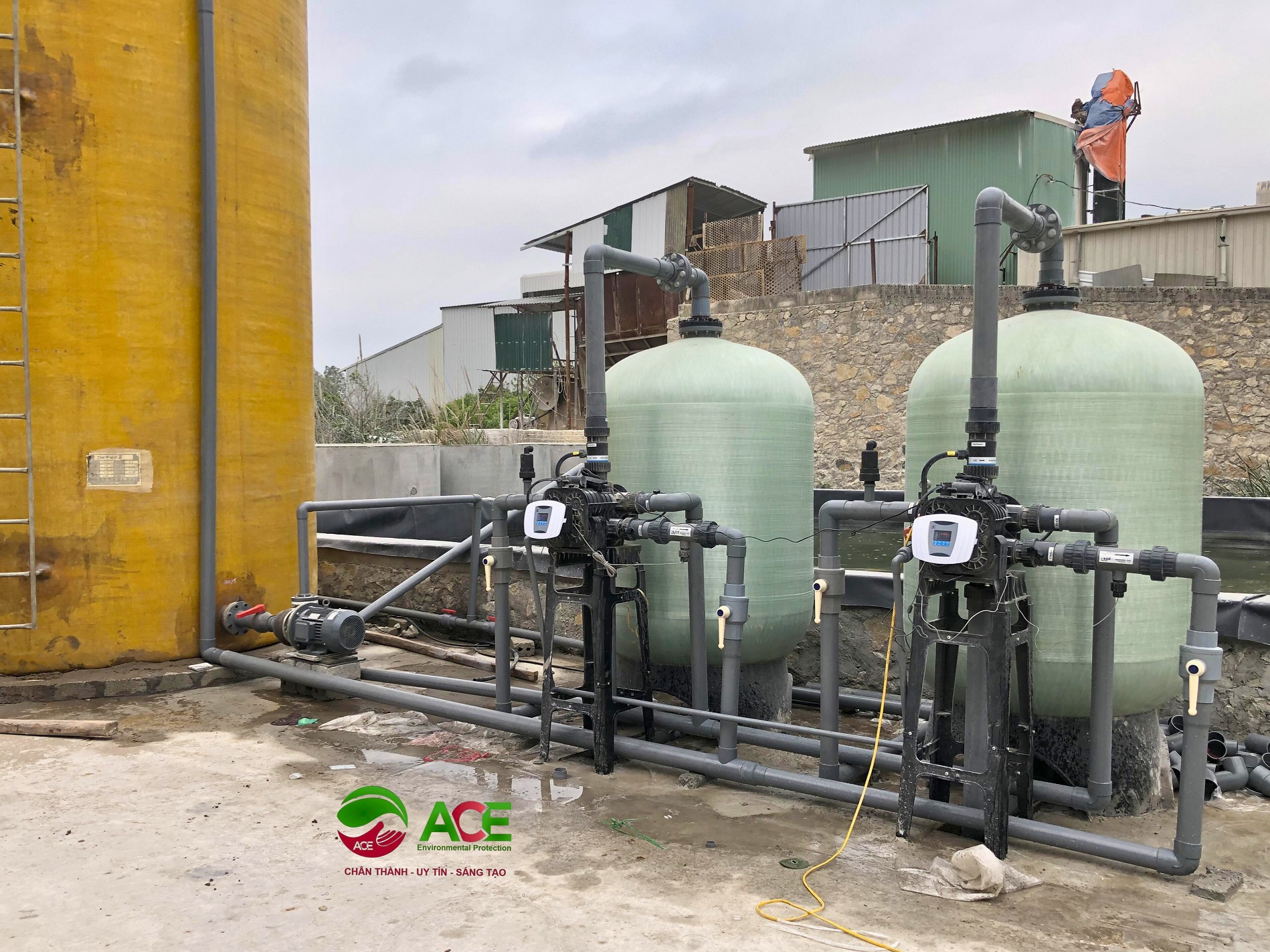  Xử lý cặn bùn trong nhà máy nước