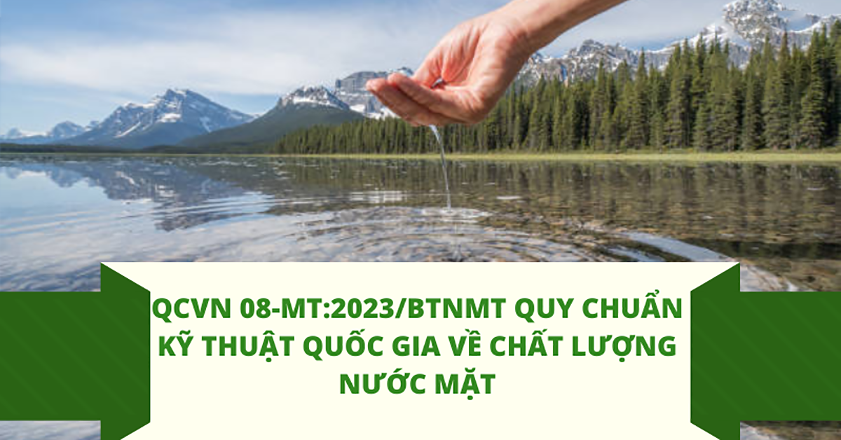 Tiêu chuẩn nước mặt sau xử lý QCVN 08-MT:2015