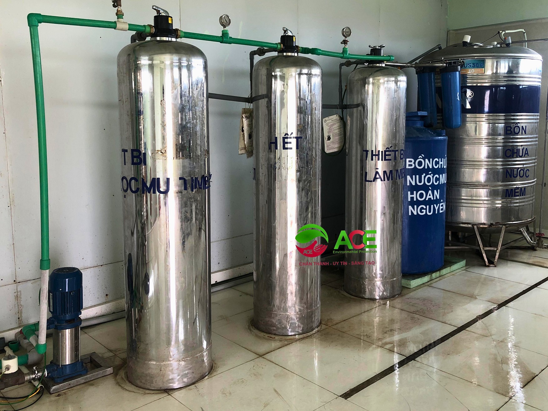 Cách xử lý nước giếng khoan bị vàng
