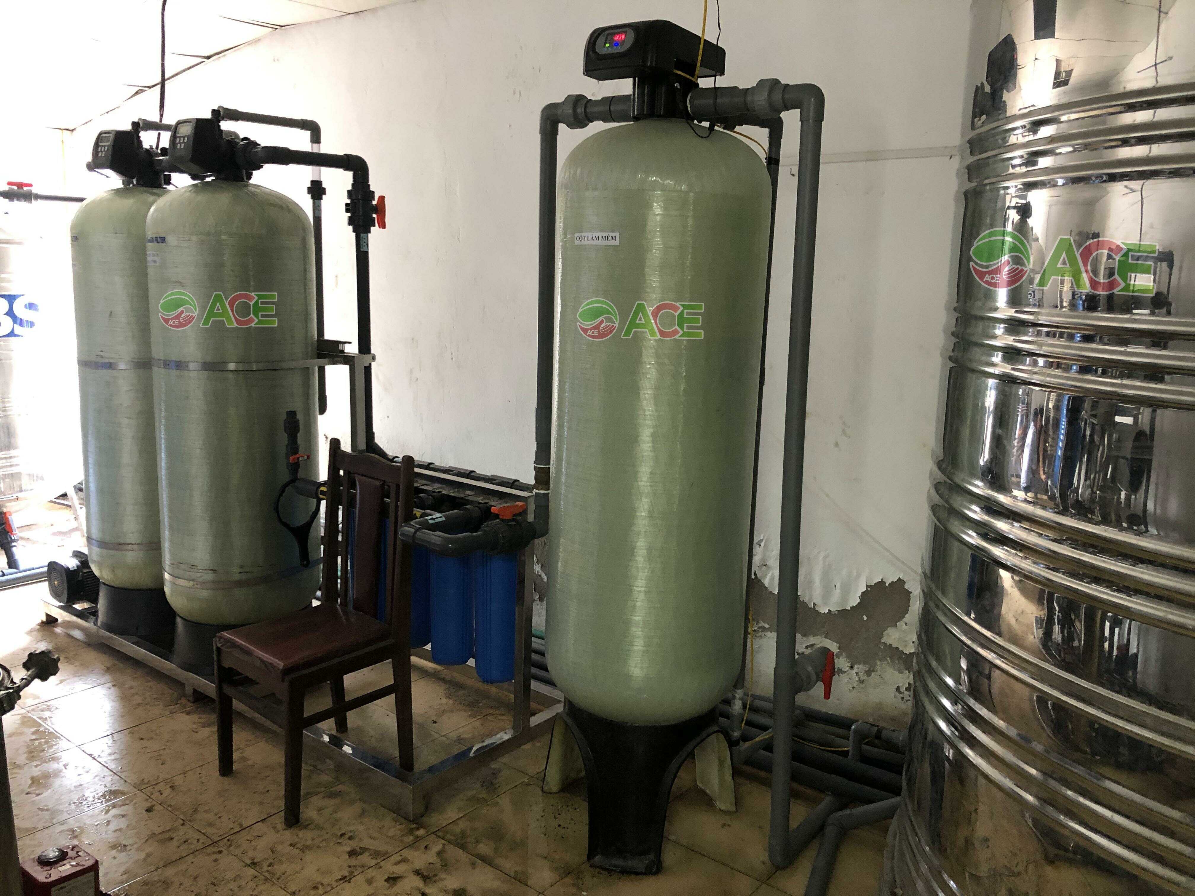  Hệ thống làm mềm tiền xử lý RO cho máy xét nghiệm