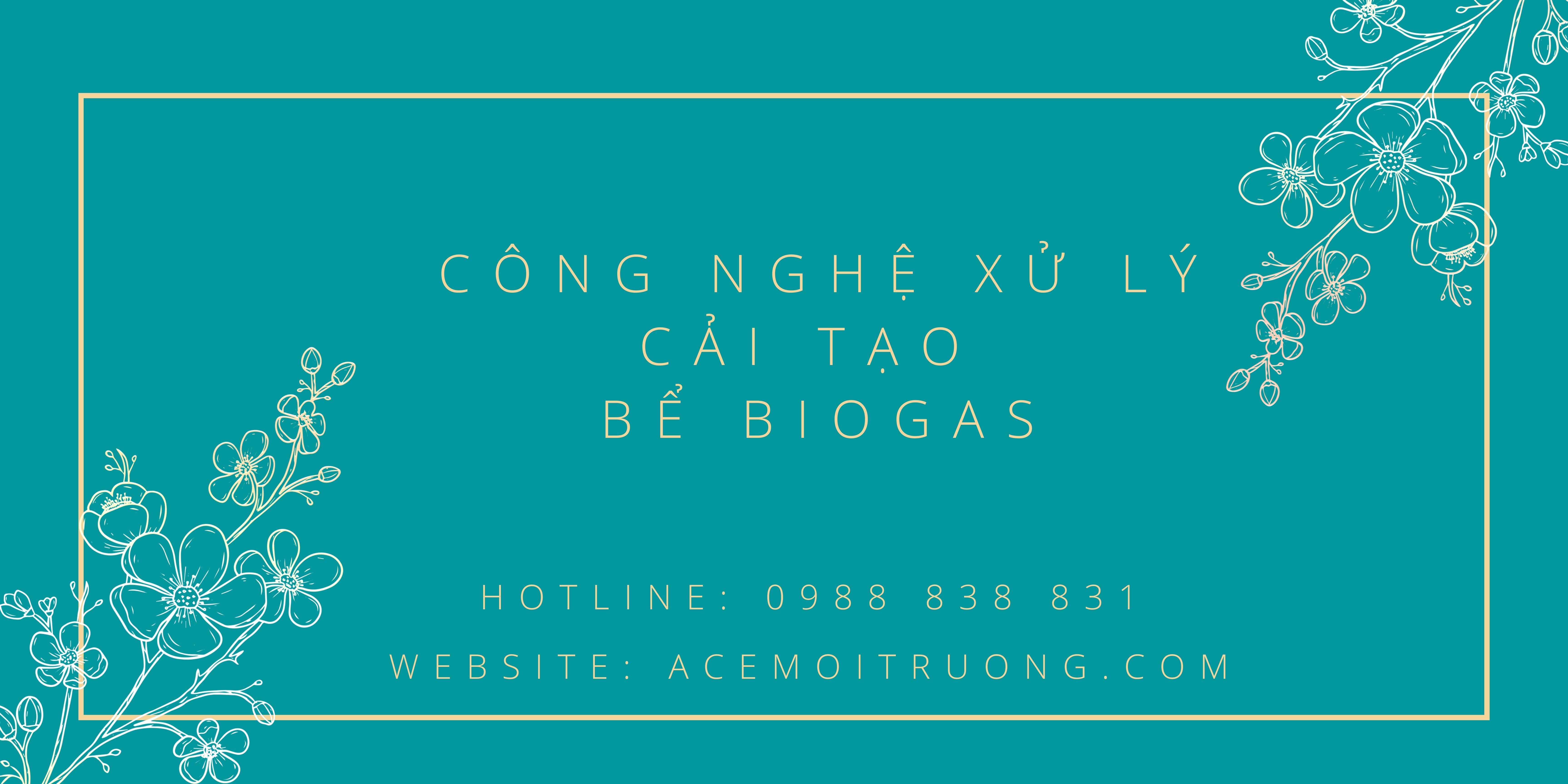 Công nghệ xử lý cải tạo bể Biogas