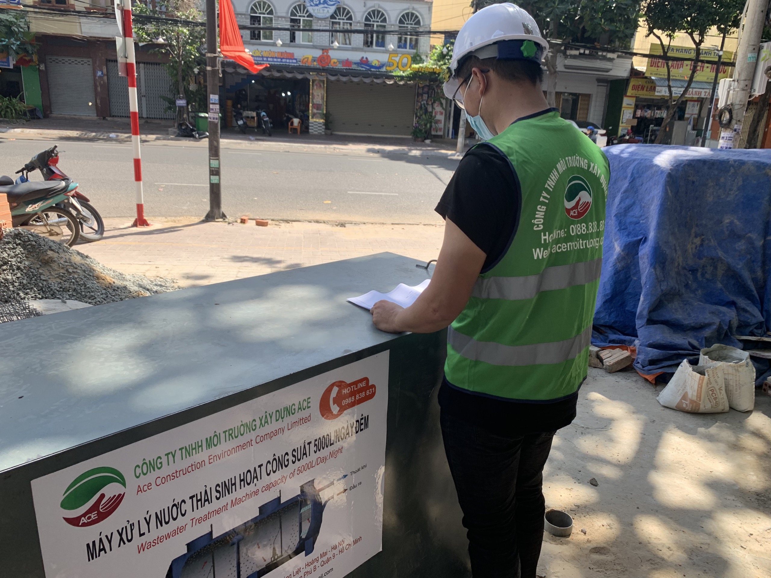  Module hệ thống xử lý nước thải sinh hoạt 5m3/ngày.đêm