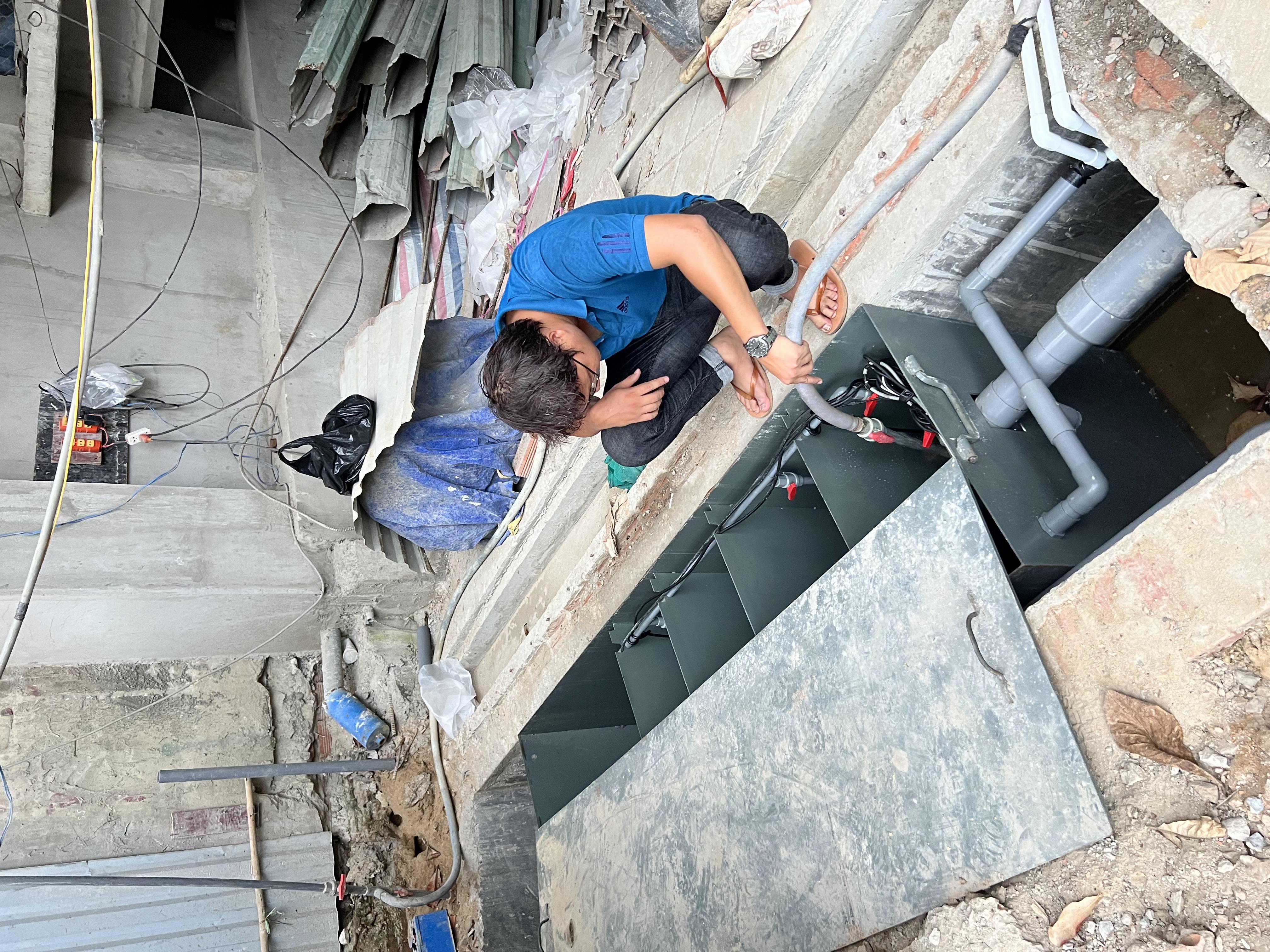  Module hệ thống xử lý nước thải sinh hoạt 5m3/ngày.đêm