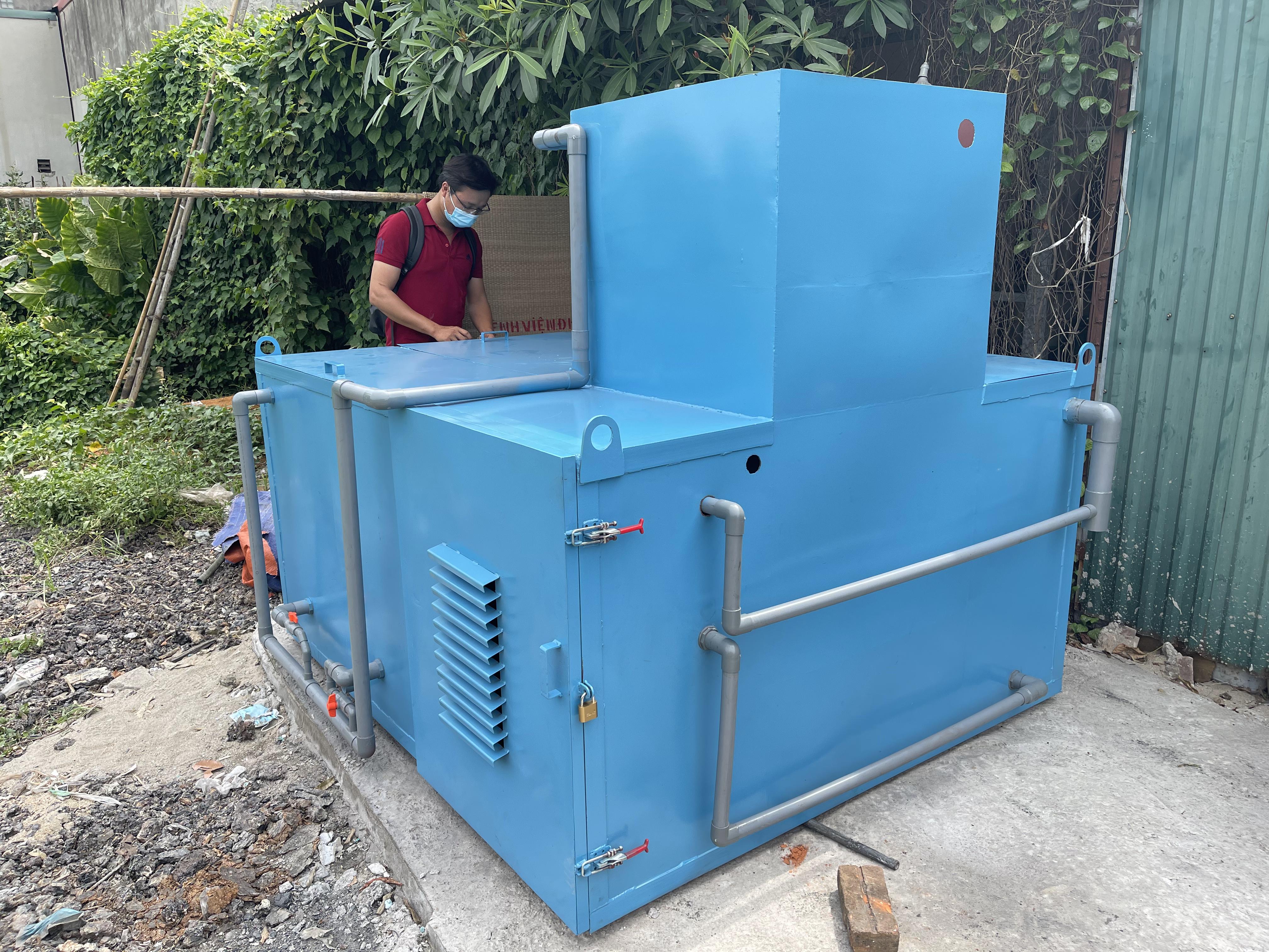 MODULE XỬ LÝ NƯỚC THẢI GIẶT LÀ 10M3/NGÀY.ĐÊM