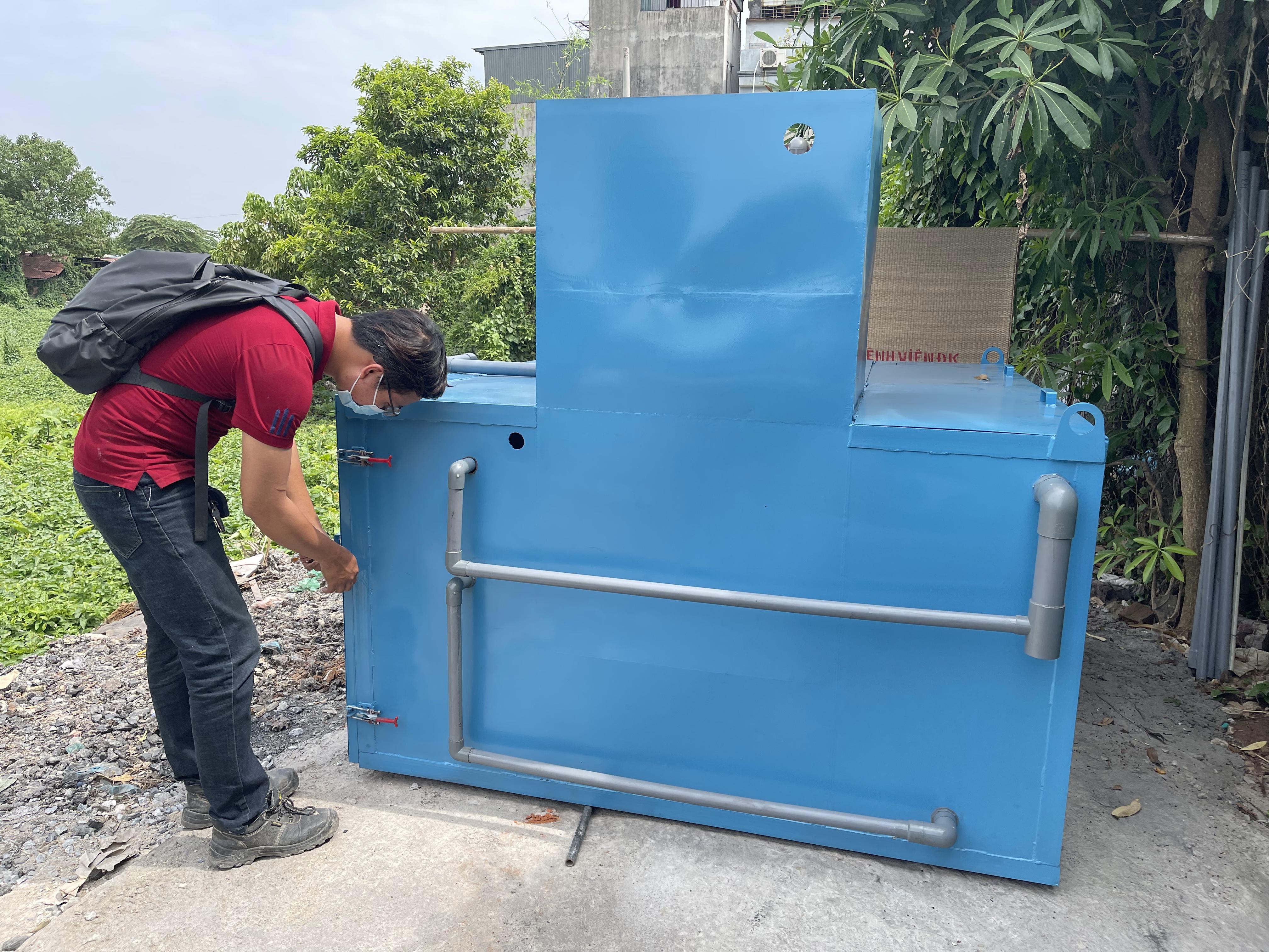  MODULE XỬ LÝ NƯỚC THẢI GIẶT LÀ 10M3/NGÀY.ĐÊM