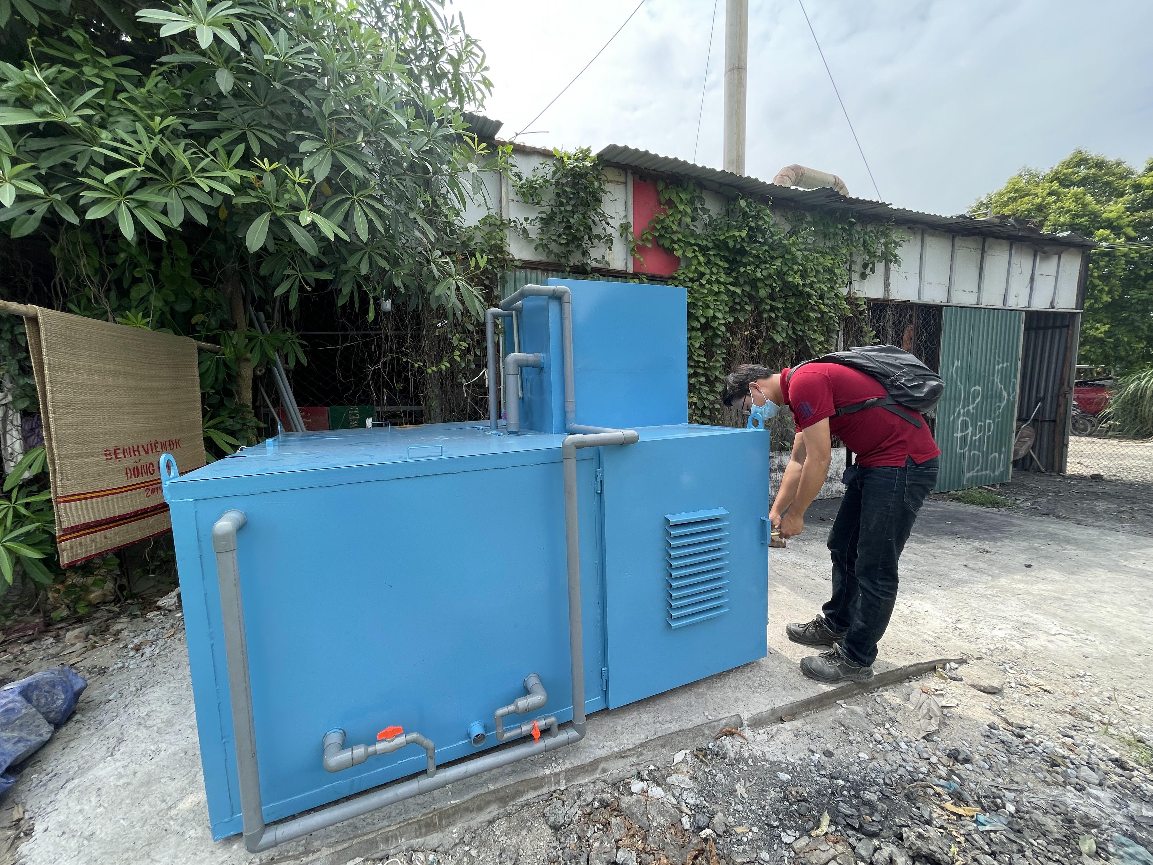  MODULE XỬ LÝ NƯỚC THẢI GIẶT LÀ 10M3/NGÀY.ĐÊM