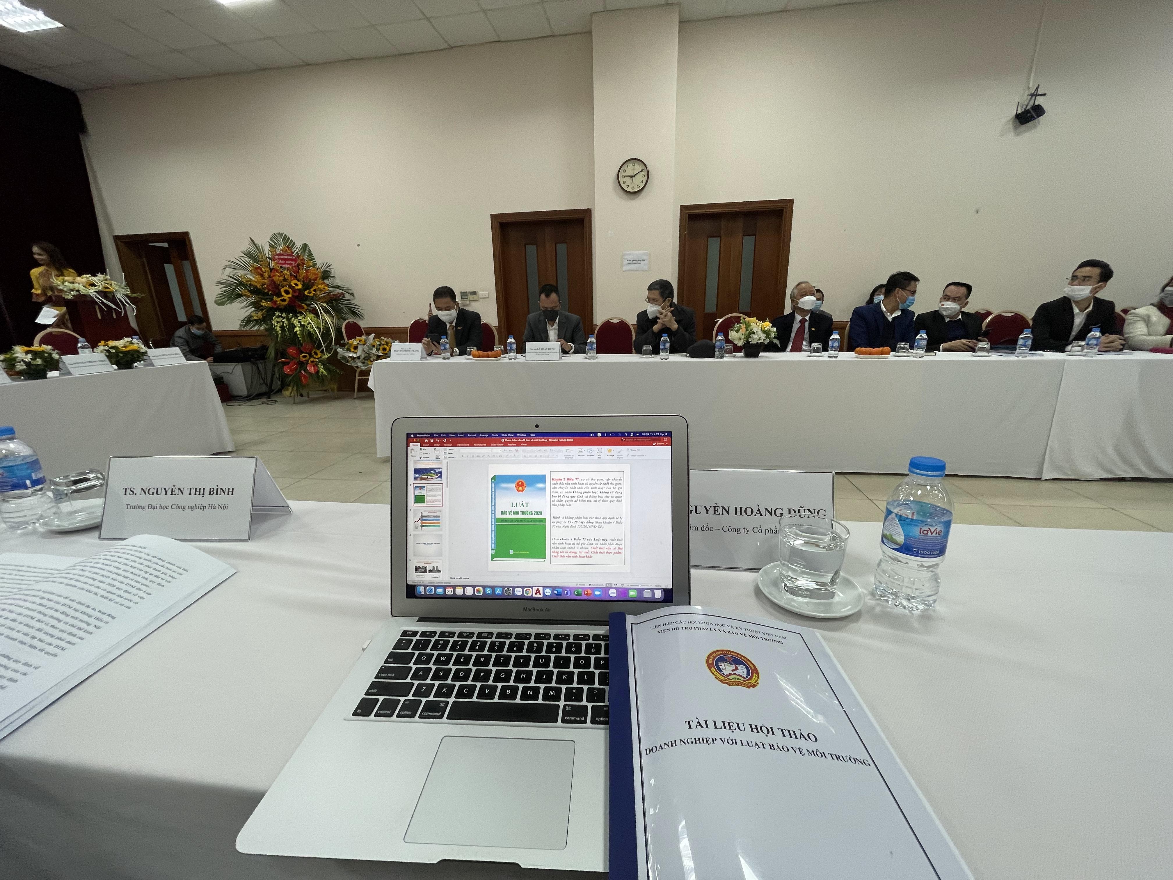 ACE tham gia Hội thảo Doanh nghiệp với Luật bảo vệ môi trường
