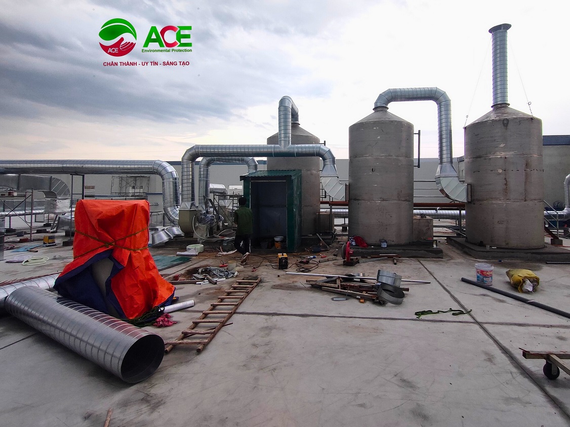 Hệ thống xử lý khí thải tận dụng nhiệt hoặc năng lượng tái sinh